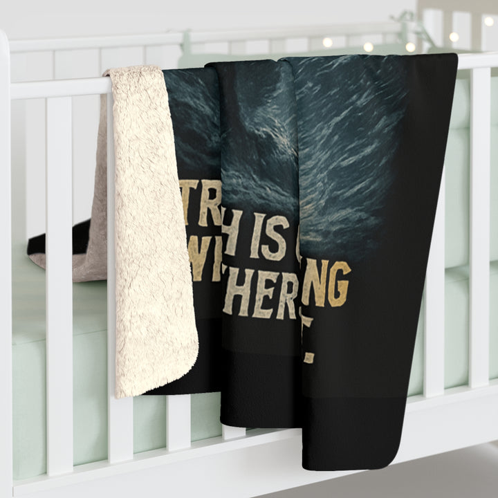 Bear the Burden Bear Sherpa Fleece Blanket