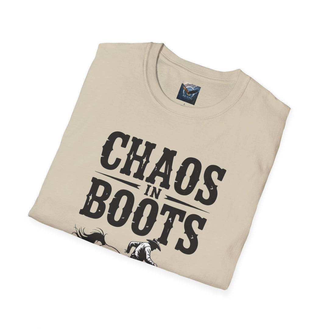 Chaos in Boots - Bronc T-Shirt