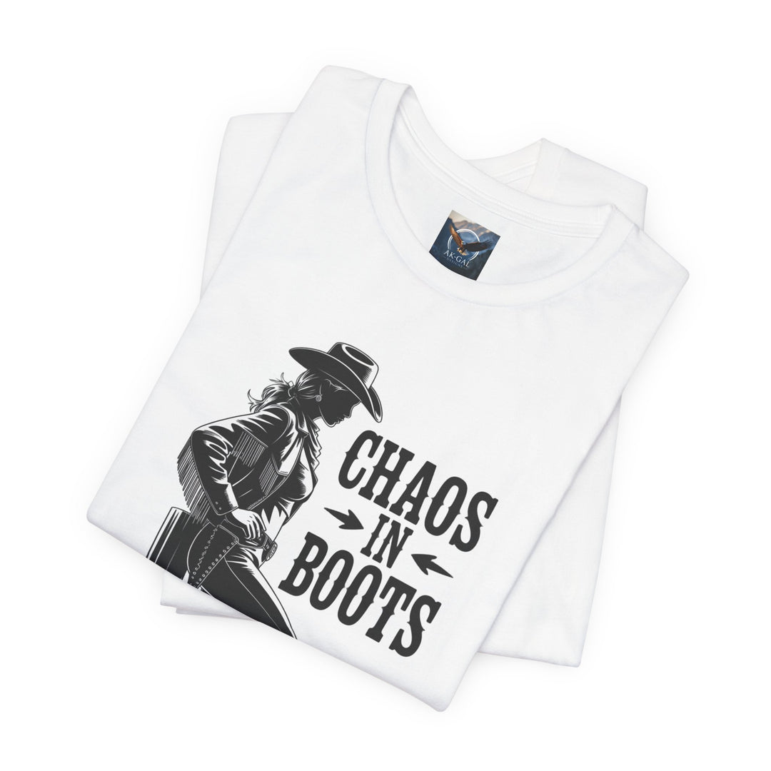 Chaos in Boots T-Cowgirl Rebel (Bella)