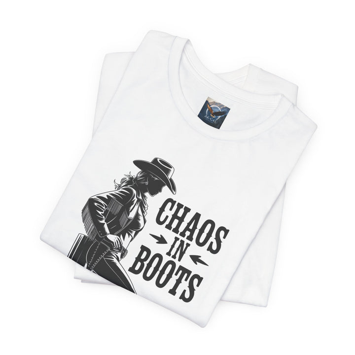 Chaos in Boots T-Cowgirl Rebel (Bella)