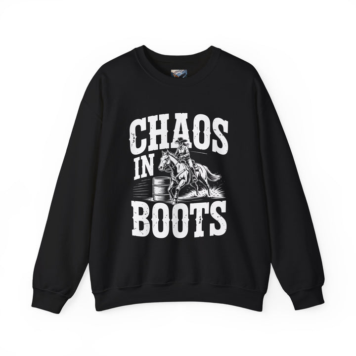 Chaos in Boots Barrel Racing Sweatshirt