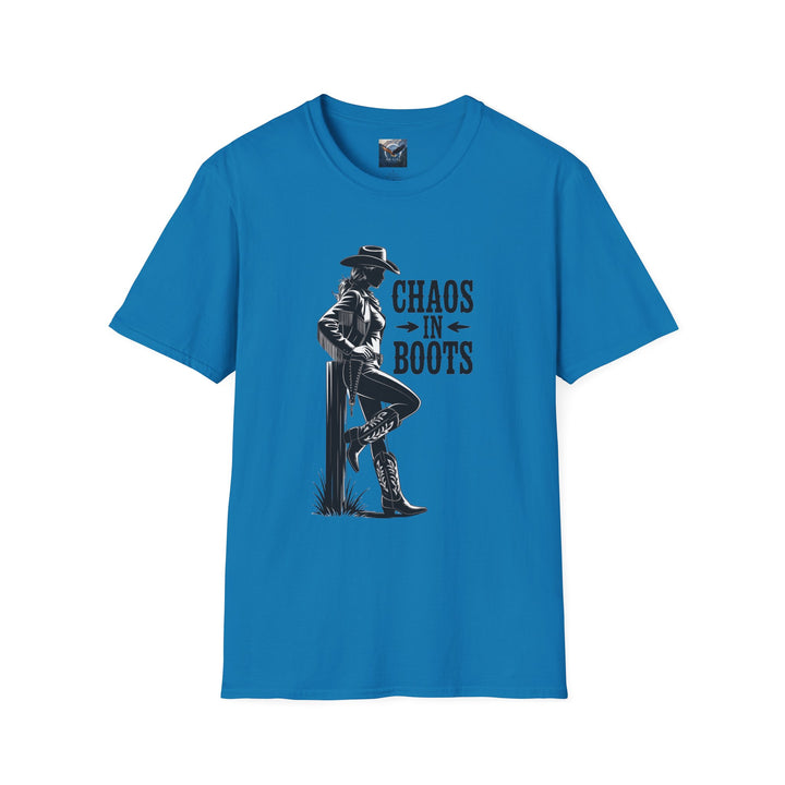 Chaos in Boots - Cowgirl Rebel T-Shirt