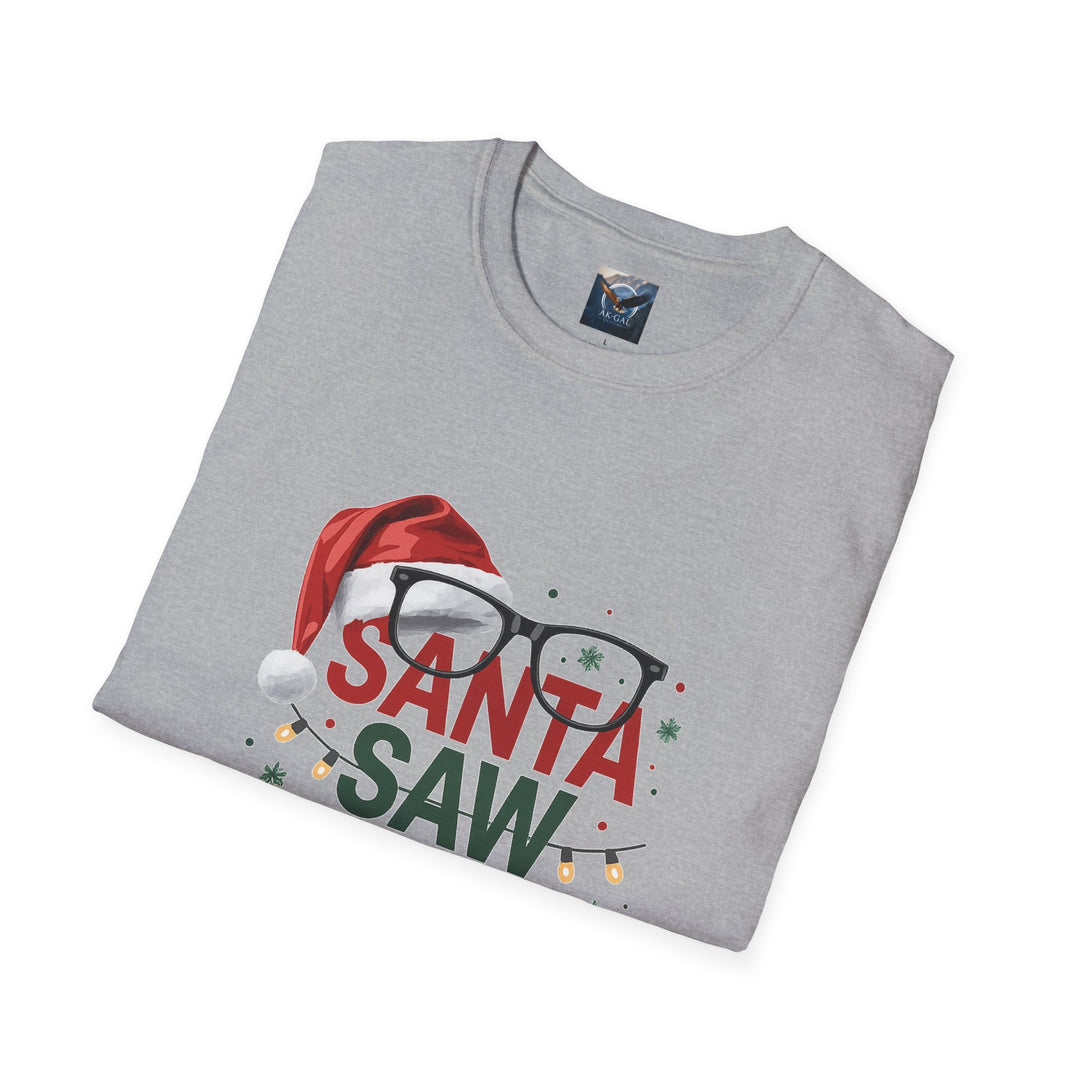 Santa Saw Your Socials T-Shirt