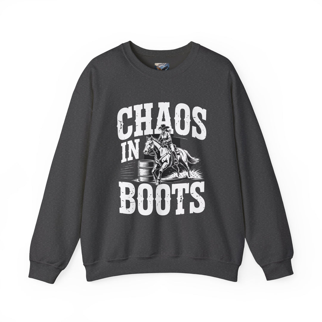 Chaos in Boots Barrel Racing Sweatshirt