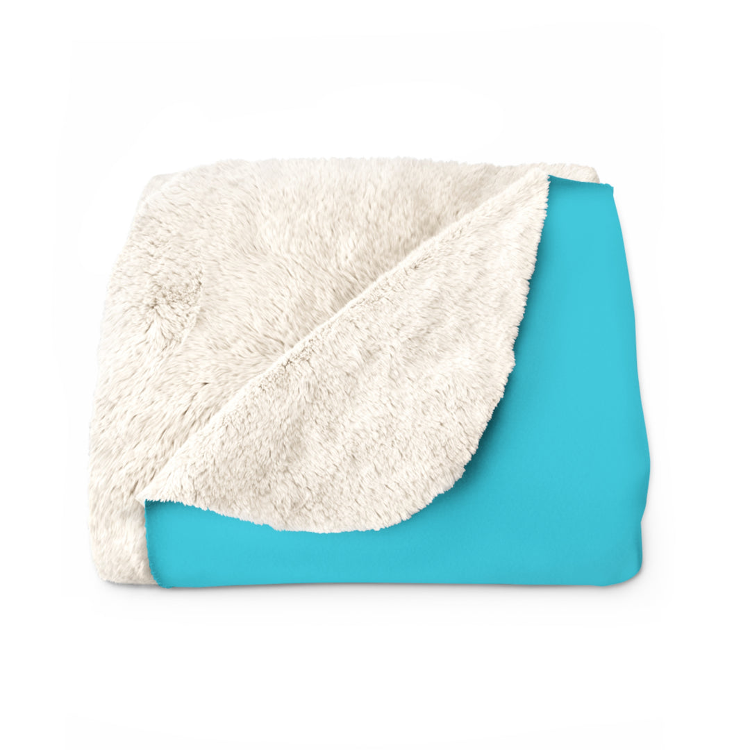 Chaos in Boots Cowgirl Grit Sherpa Fleece Blanket