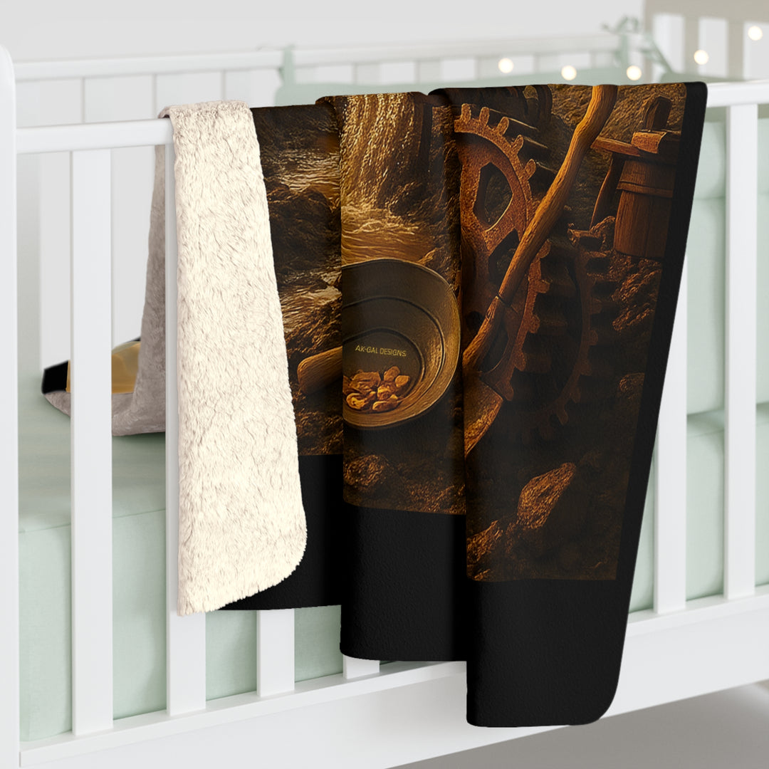 Sherpa Fleece Blanket - Rock, Rumble & Reward Design