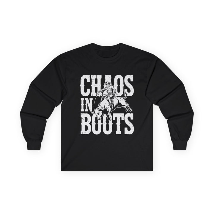 Chaos in Boots Bullrider Long Sleeve Tee