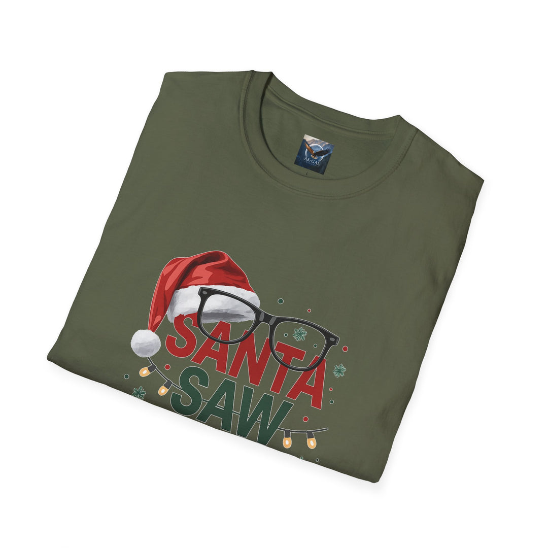 Santa Saw Your Socials T-Shirt