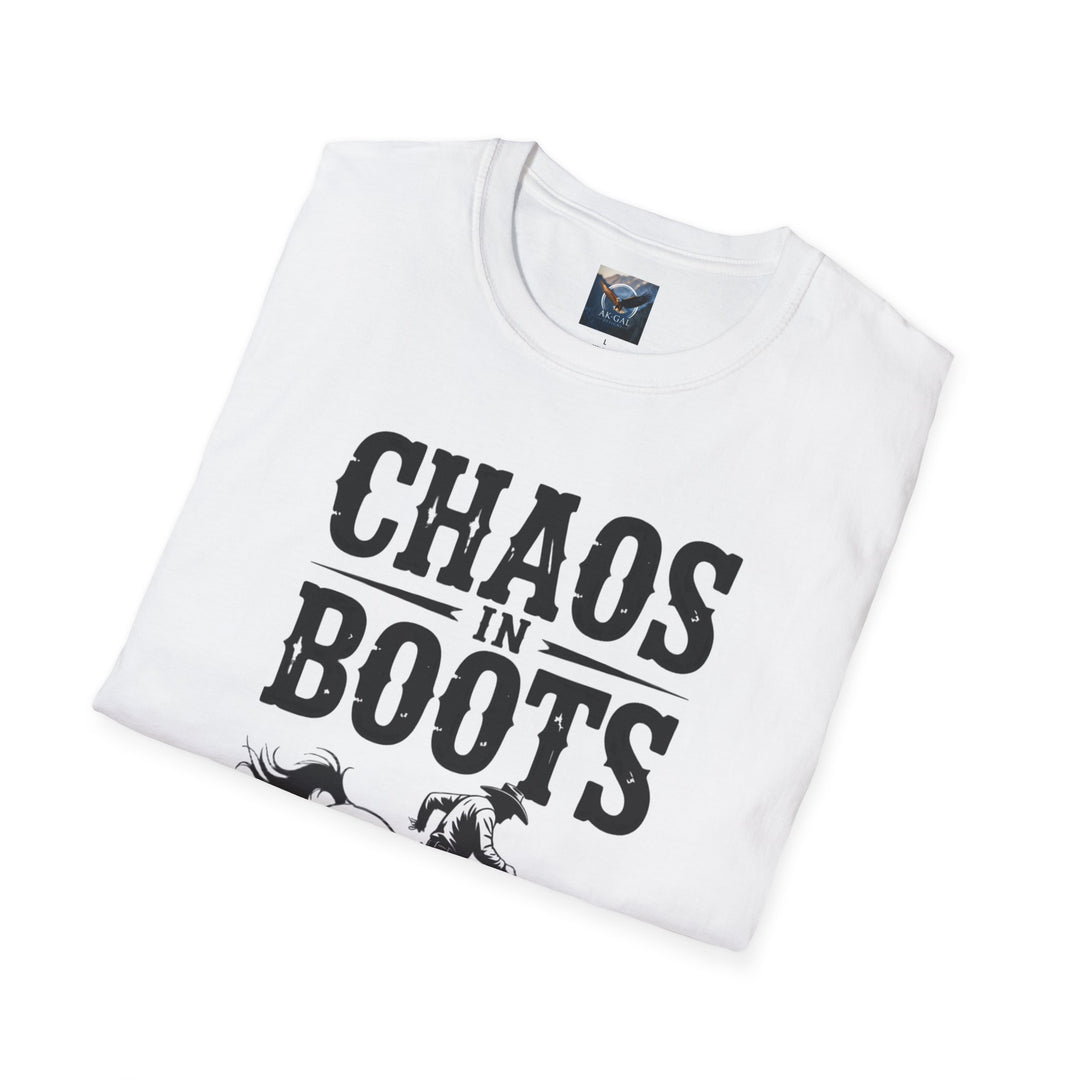 Chaos in Boots - Bronc T-Shirt