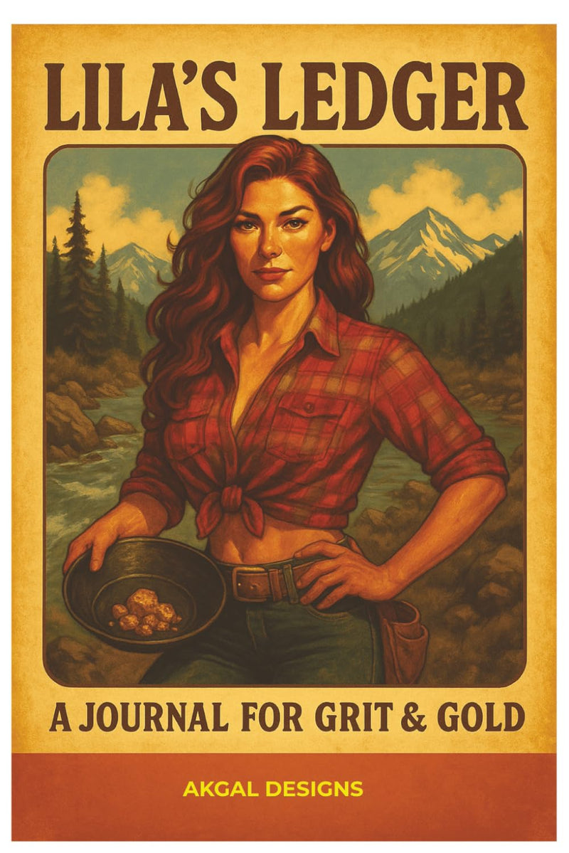 Lila's Ledger - A Journal For Grit & Gold: A bold journal for dreamers to reflect, grow, and chase meaning beyond mere gold.