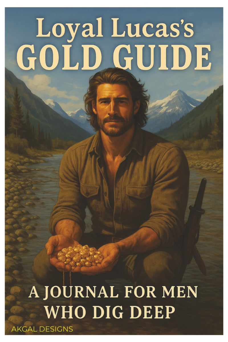 Loyal Lucas’s Gold Guide A Journal for Men Who Dig Deep, it’s a steady companion for men who value purpose, and perseverance